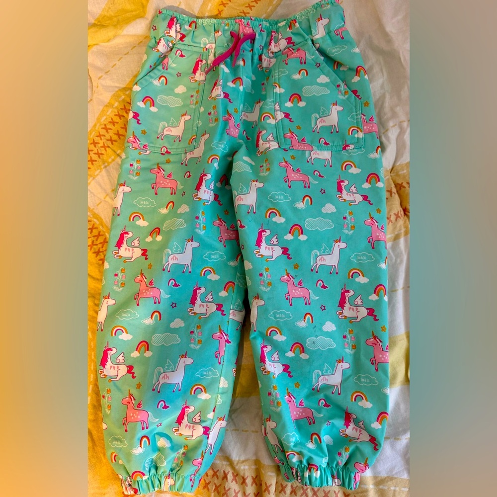 3T fleece lined waterproof pants. Jan & Jul